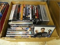 Assorted action movie DVDs
