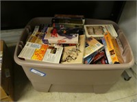 Tote of VHS videos