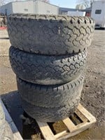(4) General Graber AT2 Tires & Rims LT 265/70R17