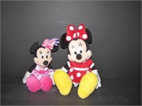 Minnie Mouse Plush and Minnie Mouse Plush