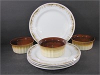 Queen Anne Signature Plates and Hone Dipped Bowls