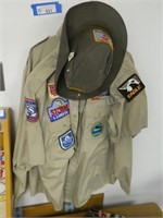3 items - fishing hat and fishing shirts size XXL