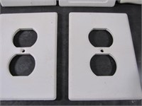 Ceramic Bisque Six Electric Outlet Wall Covers