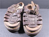 Vintage Dr. Martens Brown Leather Sandals Size 7