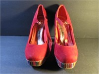 DbDk Fashion Red Lisha-3 Size 8 High Heels