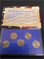 Uncirculated 1999 Philadelphia mint quarters