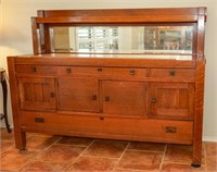 Mission Style (Arts and Crafts) Oak Buffet