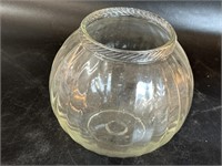 Sellers Glass Counter Jar 8”- Rough Edges