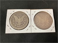 1879 and 1900-O Morgan Silver Dollars