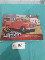 Chevrolet Tin Sign - New