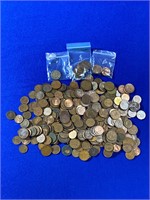 Lot of Foreign Copper Coins