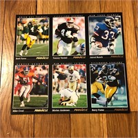 1993 Pinnacle NFL Uncut Promo Trading Cards