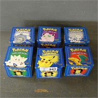 (6) Pokemon Burger King 23K Gold Cards & Balls
