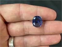 5CT Tanzanite and Sterling Silver Ring – Size 7