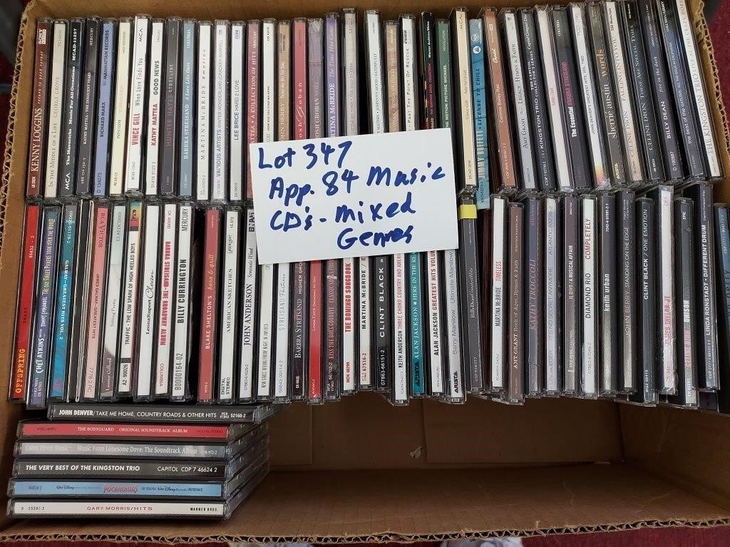 84 music CDs mixed genres Instant DJ