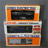 (3) Lionel O Gauge Train Cars