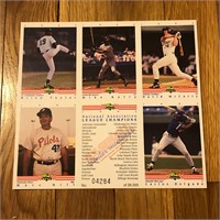 1992 Classic Limited Ed Baseball Card Promo Ad