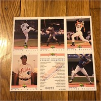 1992 Classic Limited Ed Baseball Trading Card Ad