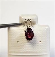 $49.99 Silver Garnet(1ct) Pendant