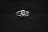 Classical beauty, surgical steel, CZ ring