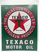 Texaco motor oil sign