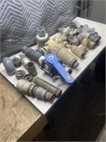 Quantity of sprayer fittings including 2 inch