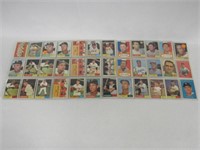 (92) 1961 TOPPS BASEBALL CARDS IN SHEETS: