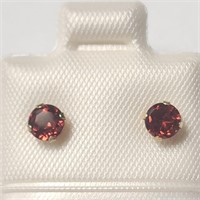 $200 14K  Garnet(0.66ct) Earrings