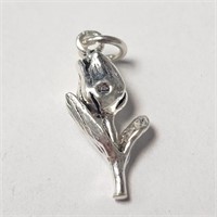 $50 Silver Rose Pendant