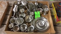 Box lot Pewter items