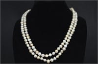 Hand Knotted Circled Baroque Pearl Necklace