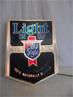 Vintage Old Style Lighted Motion Sign