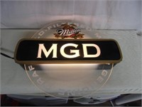 Miller Genuine Draft Motion Lighted Sign