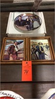 John Wayne “The Quiet man” collectors plate and 2