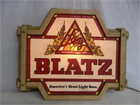 Vintage Blatz Lighted Sign