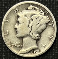 Key Date 1931-S Mercury Dime