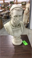 26”T Roman or Ceasar sculpture, plaster or