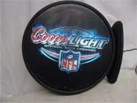 Coors Light / NFL Football Double Sided Post Sign