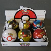New Case of Sealed Pokeman Cards in Tin Balls