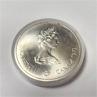 Silver Montreal Olympic $10 Coin