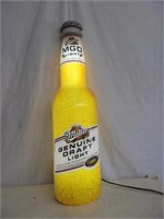 Miller Genuine Draft 1/2 Bottle Lighted Sign