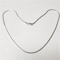 $60 Silver Snake Chain 16" Necklace