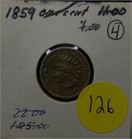 (3) 1859 Indian Head Cents