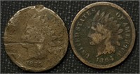 1864 & 1865 Indian Head Cents