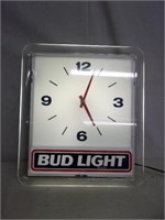 Bud Light Acrylic Lighted Clock