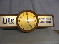 Vintage Lite Beer Lighted Clock