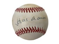 Hank Aaron Autographed Baseball W/COA