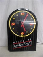 Michelob Golden Draft Neon Clock