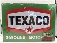 Texaco gasoline metal sign
