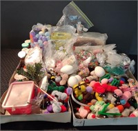 Craft Supplies-Beads, PomPoms, Magnets, Misc.